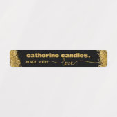 薄型カラフルキャンドルタンパ防止シールラベル ラベル (デザイン1)