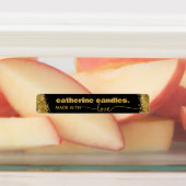 薄型カラフルキャンドルタンパ防止シールラベル ラベル (貼付)