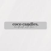 薄型キャンドルタンパ防止シールラベル ラベル (デザイン1)