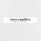 薄型キャンドルタンパ防止シールラベル ラベル (デザイン1)