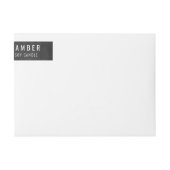 薄型キャンドルロゴラベル改ざん防止シール ラップアラウンドラベル (正面)