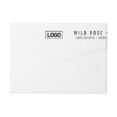 薄型キャンドルロゴラベル改ざん防止シール ラップアラウンドラベル (裏面)