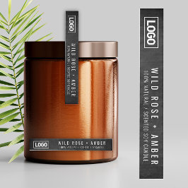 薄型キャンドルロゴラベル改ざん防止シール ラップアラウンドラベル