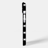 薄型ブルーライン警察の多くの星 Case-Mate iPhoneケース (裏面 / 左)