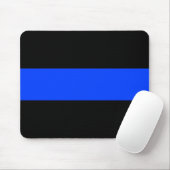 薄型ブルーライン警察マウスパッド マウスパッド (マウス)