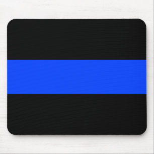 薄型ブルーライン警察マウスパッド マウスパッド