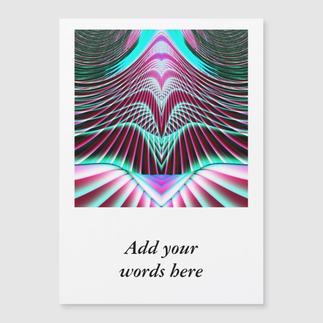 薄型磁気カードテンプレート (正面)