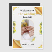 薄型磁気カード マグネット招待状 (正面/裏面)