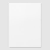 薄型磁気カード マグネット招待状 (正面)