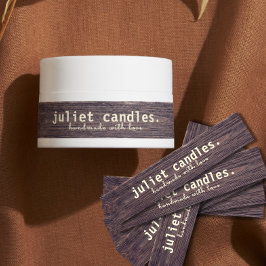 薄型素朴キャンドルタンパ防止シールラベル ラベル