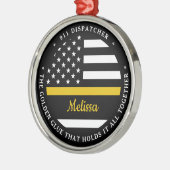 薄型金ゴールドカスタムライン接着剤911ディスパッチャ メタルオーナメント (左)