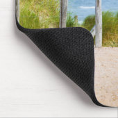 薄型、海、フェンス マウスパッド (コーナー)