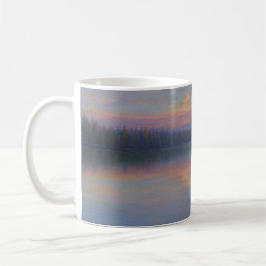 薄明かりがマグを溶かすにつれ コーヒーマグカップ (左)