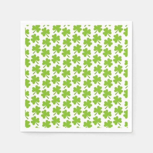 薄暗いシャムロックの日 スタンダードカクテルナプキン (正面)