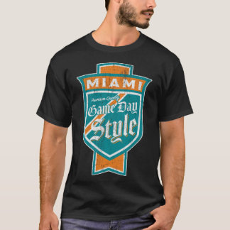 薄暗いマイアミビールラベルTシャツ – Miami-Dade County Tシャツ