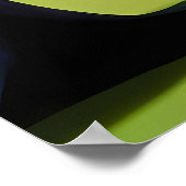 薄暗い夕べオーバーマッシュルームタウンファンタジー ポスター (角)