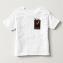 薄暗い夜のTシャツ