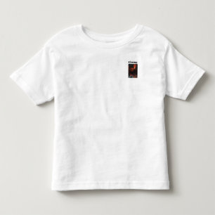薄暗い夜のTシャツ トドラーTシャツ
