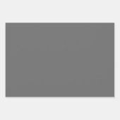 薄暗い灰色 ラッピングペーパーシート (正面3)