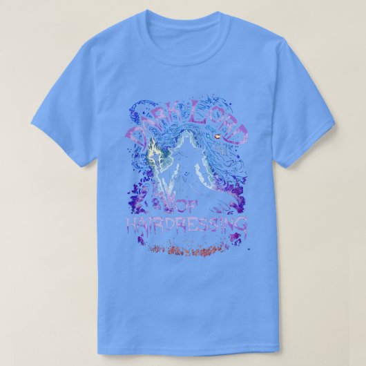 薄暗い理容師 Tシャツ (デザイン正面)