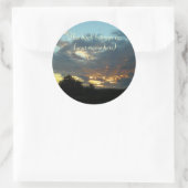 薄暗い空 ラウンドシール (バッグ)