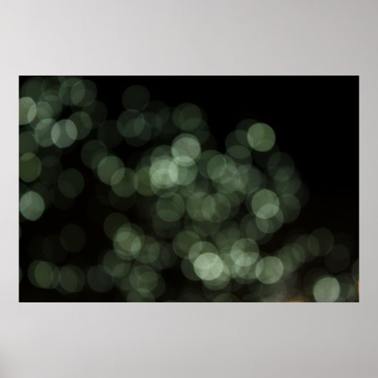薄暗い緑のライトデジタル ポスター (正面)