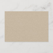 薄暗い緑の葉の多いシダ結婚詳細 エンクロージャーカード (裏面)