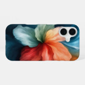 薄暗い花びら iPhone 16ケース (裏面横)