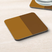 薄暗い茶色のパーツ半面デザイン コースター (左側)
