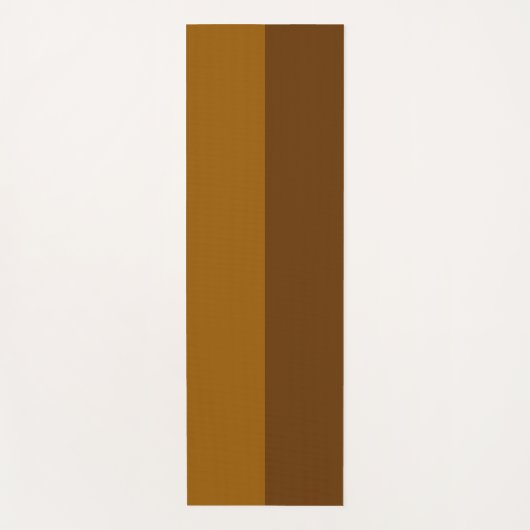 薄暗い茶色のパーツ半面デザイン ヨガマット (正面)