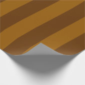 薄暗い茶色のパーツ半面デザイン ラッピングペーパー (角)