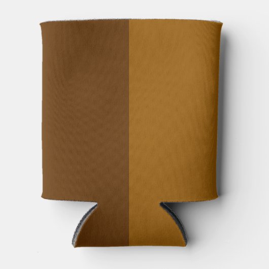 薄暗い茶色のパーツ半面デザイン 缶クーラー (正面)