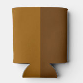 薄暗い茶色のパーツ半面デザイン 缶クーラー (裏面)