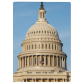 薄暗がりで撃たれる国会議事堂の建物 クリップボード (裏面)