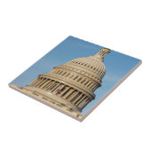 薄暗がりで撃たれる国会議事堂の建物 タイル (側面)