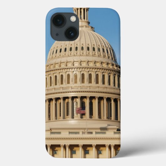 薄暗がりで撃たれる国会議事堂の建物 Case-Mate iPhoneケース (裏面)