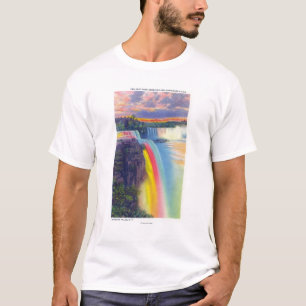薄暗がりのアメリカおよび蹄鉄の滝 Tシャツ
