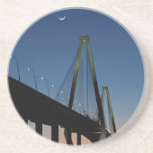 薄暗がりのアーサーRavenel Jr.橋 コースター (正面)