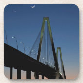 薄暗がりのアーサーRavenel Jr.橋 コースター (正面)