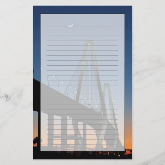薄暗がりのアーサーRavenel Jr.橋 便箋 (正面)