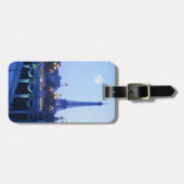 薄暗がりのエッフェル塔 ラゲッジタグ (正面横)