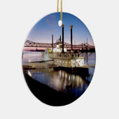 薄暗がりのカジノの舟 セラミックオーナメント (右)