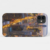 薄暗がりのシカゴの都心のスカイライン Case-Mate iPhoneケース (裏面(横))