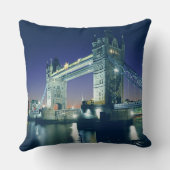薄暗がりのタワー橋 クッション (裏面)