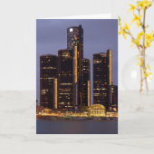 薄暗がりのデトロイトルネサンスの中心 カード (黄色い花)