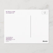 薄暗がりのバー港1夏のイブ ポストカード (裏面)