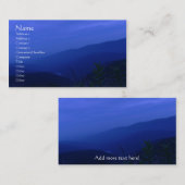 薄暗がりのプロフィールカードを越えて 名刺 (正面/裏面)