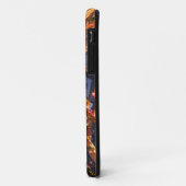 薄暗がりのボストンのスカイライン Case-Mate iPhoneケース (裏面/左)