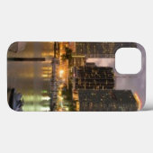 薄暗がりのマイアミの財政のスカイライン Case-Mate iPhoneケース (裏面 (横))