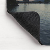 薄暗がりのマウスパッドのハドソン川 マウスパッド (コーナー)